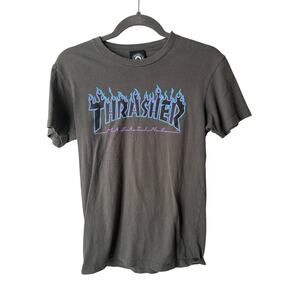 Thrasher Shirt Women's XS Gray Short Sleeve Skater